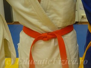 Procedee judo centura portocalie